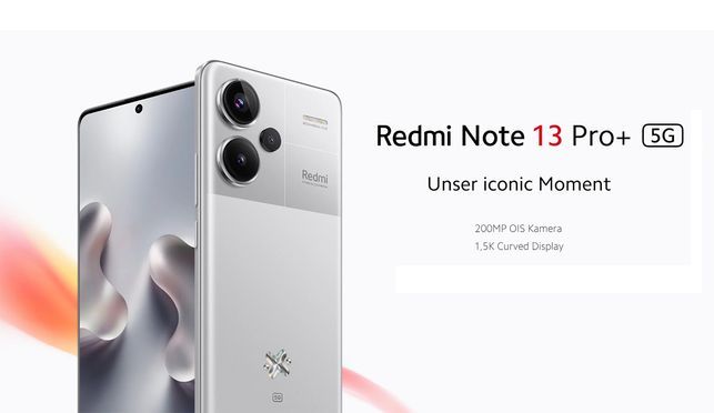 Xiaomi Redmi Note 13 Pro+ 5G 12+512GB Smartphone (16,94 cm/6,67