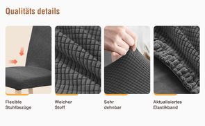 Elastisches Material für perfekten Sitz