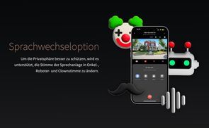 Sprachwechsel und mehr anpassbare Einstellungen