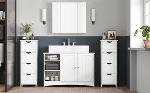 Schicke Badmöbelserie