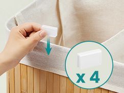 Clips als Rutschschutz