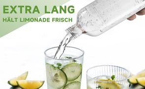 Wiederverwendbare Flasche für kohlensäurehaltige Getränke