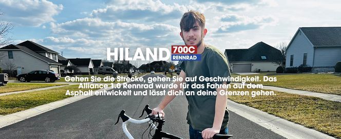 Rennrad aus 700C Aluminiumlegierung, 14 Gänge, leicht