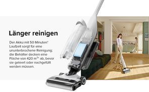 Längere Reinigungszeiten
