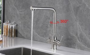 Sumerain Badezimmer-Wasserhahn Schwarz/gold – 20,3 Cm Breit, 3-Loch, Mit Keramikkartusche Und Quick-Connect