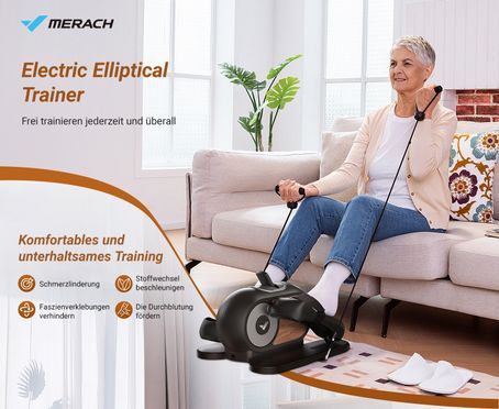 MERACH Elektrischer Ellipsentrainer – Jederzeit und überall trainieren!