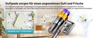 Duftpads sorgen für einen angenehmen Duft und Frische