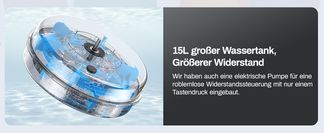 15L Wassertank & elektrische Widerstandsregelung