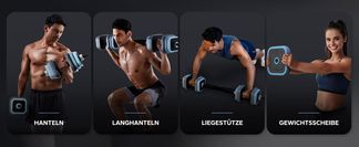 3 in 1 Multifunktion – Mehr als nur Hanteln!