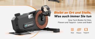 Stabilität auf allen Böden – leises Training