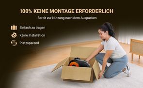 Sofort einsatzbereit – kein Aufbau nötig!