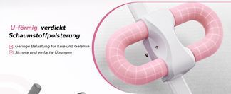 U förmiges Polster für gelenkschonendes Training!