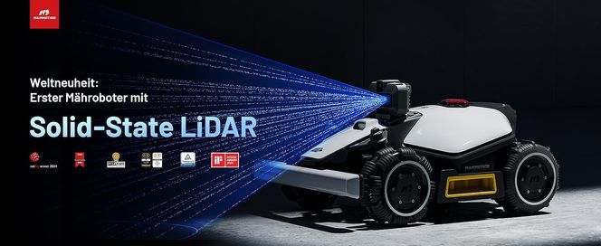 Mammotion LUBA mini AWD LiDAR robotic lawnmower without boundary wire, with 3D LiDAR + Vision, up to 1500 m²