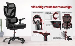 Vielseitige Ergonomie