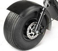Hydraulic disc brakes front and rear!