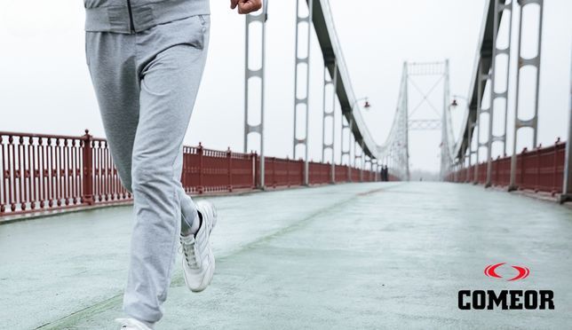 COMEOR Herren Jogginghose mit Reißverschluss – Ideal für Sport & Freizeit