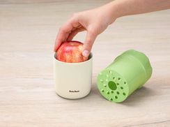 Betty Bossi Küchenreibe Apfel-Reibe, Kunststoff, (2-St), mit Rezeptheft, Gemüseraspel