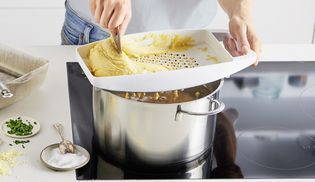 Platz für vier Portionen auf einmal