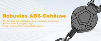 Key holder with durable ABS housing