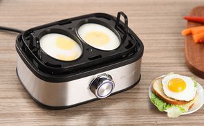 Doppelter Genuss mit diesem gedämpften Eierpudding