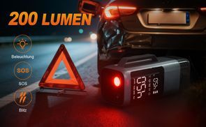 Die Taschenlampenfunktion kann zwischen 3 Modi wechseln