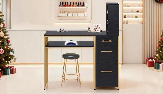 M MCombo Luxuriöser & moderner Schreibtisch mit Schubladen