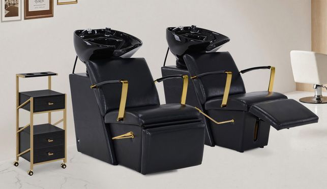 BarberPub Friseurwaschsessel bietet Ihnen ein angenehmes Wascherlebnis.