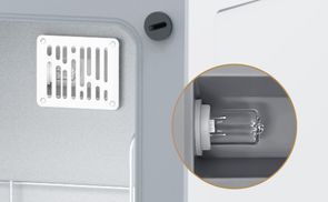 UV Lampe mit Schutzabdeckung