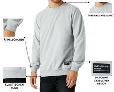 Entdecken Sie die Besonderheiten unseres Herren Sweatshirts!
