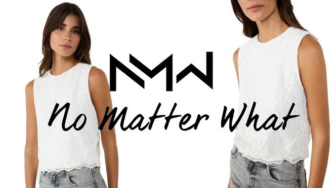 No Matter What – Spitzenverzierte Ärmellose Bluse für Damen