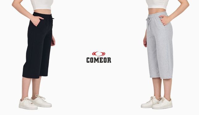 Damen 3/4 Jogginghose mit Kordelzug – Bequeme Capri Sweatpants für Freizeit & Sport