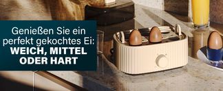 Eier nach Wunsch: hart, mittel oder weich