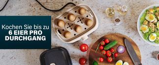 Bis zu 6 Eier gleichzeitig kochen