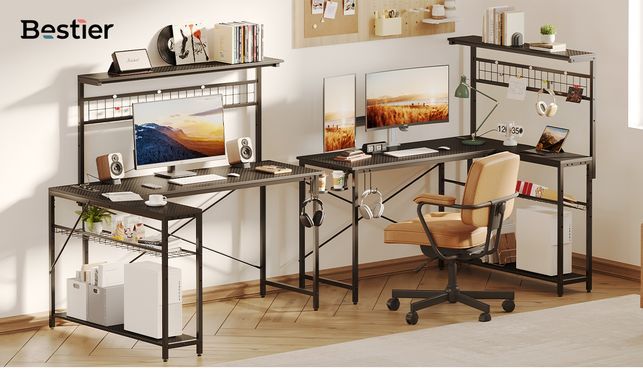 Bestier Gaming Tisch 3710 & 3413 – Flexibel, robust und modern