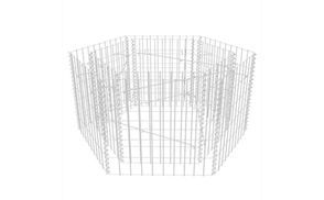 Verstärkter Gabionenkorb mit Schweißnähten