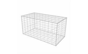 Stabiler Gabionenkorb aus verzinktem Stahl