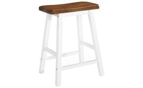 Massivholz Barhocker, veredelt und stilvoll