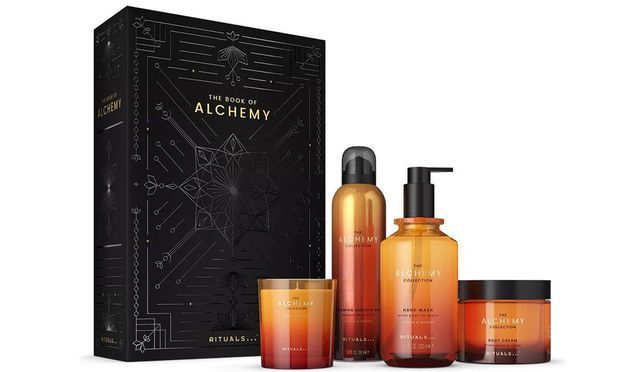 Rituals Pflege-Geschenkset The Alchemy Collection Limited Edition Geschenkset 2024 Perfekt als Überraschung in der Weihnachtszeit verschenken, 4-tlg., Limited Edition, 1 X The Alchemy Collection Scented Candle 140g GS