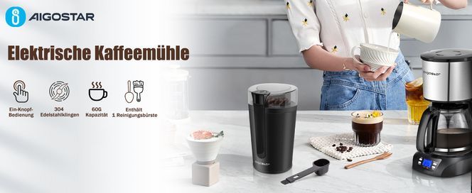 Aigostar Elektrische Kaffeemühle