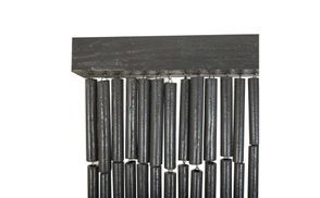 Unauffälliger Bambusvorhang für leisen Zugang