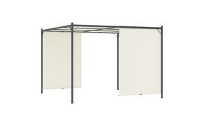 Robuste Pergola mit Stahldach