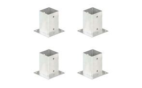 Robuste Stützenschuhe für Vierkantrohre