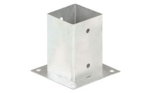 Rostbeständige Pfostenanker aus verzinktem Metall