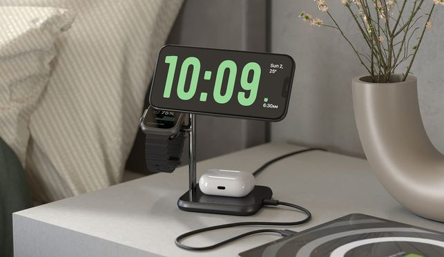ZENS 15W MagSafe+Watch Wireless Charger für Apple Watch, iPhone und AirPods