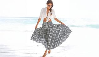 Schwingender Rock Look mit Hosenkomfort!