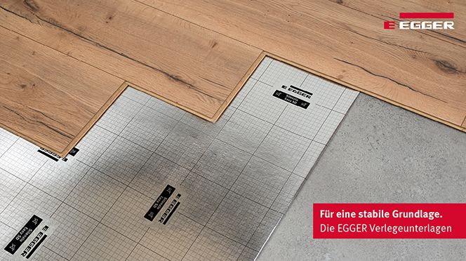 EGGER Unterlagsmatten Die ideale Basis für Ihren Boden