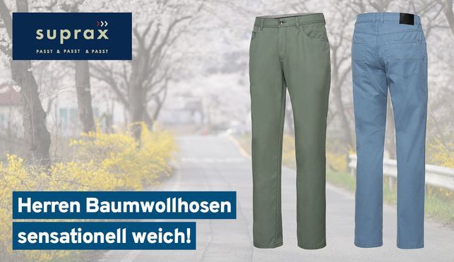 Herren Baumwollhosen von Suprax!