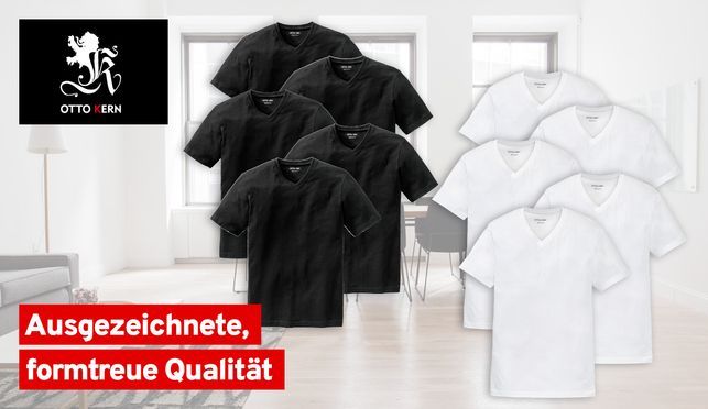 Herren T-Shirts 5er-Pack – Kurzärmelig Aus Baumwolle – Weich & Bequem – Farbmix In S Bis 4XL