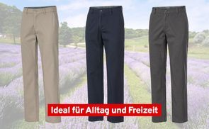 3 Stretch Freizeithosen jetzt zu einem Mega Sparpreis!