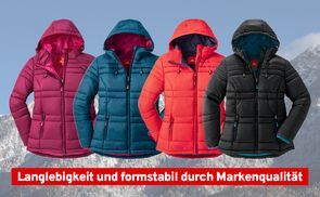 Die Nordcap Steppjacke in vollen Zügen genießen